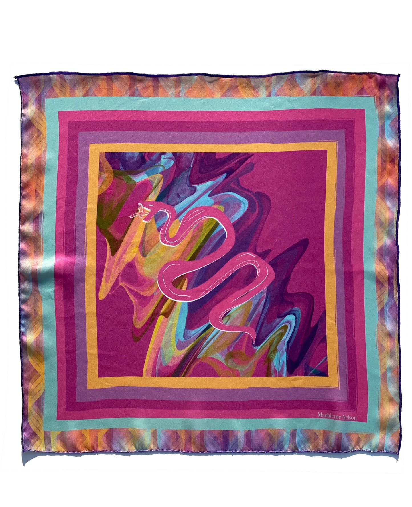 Snake Silk Scarf image 0