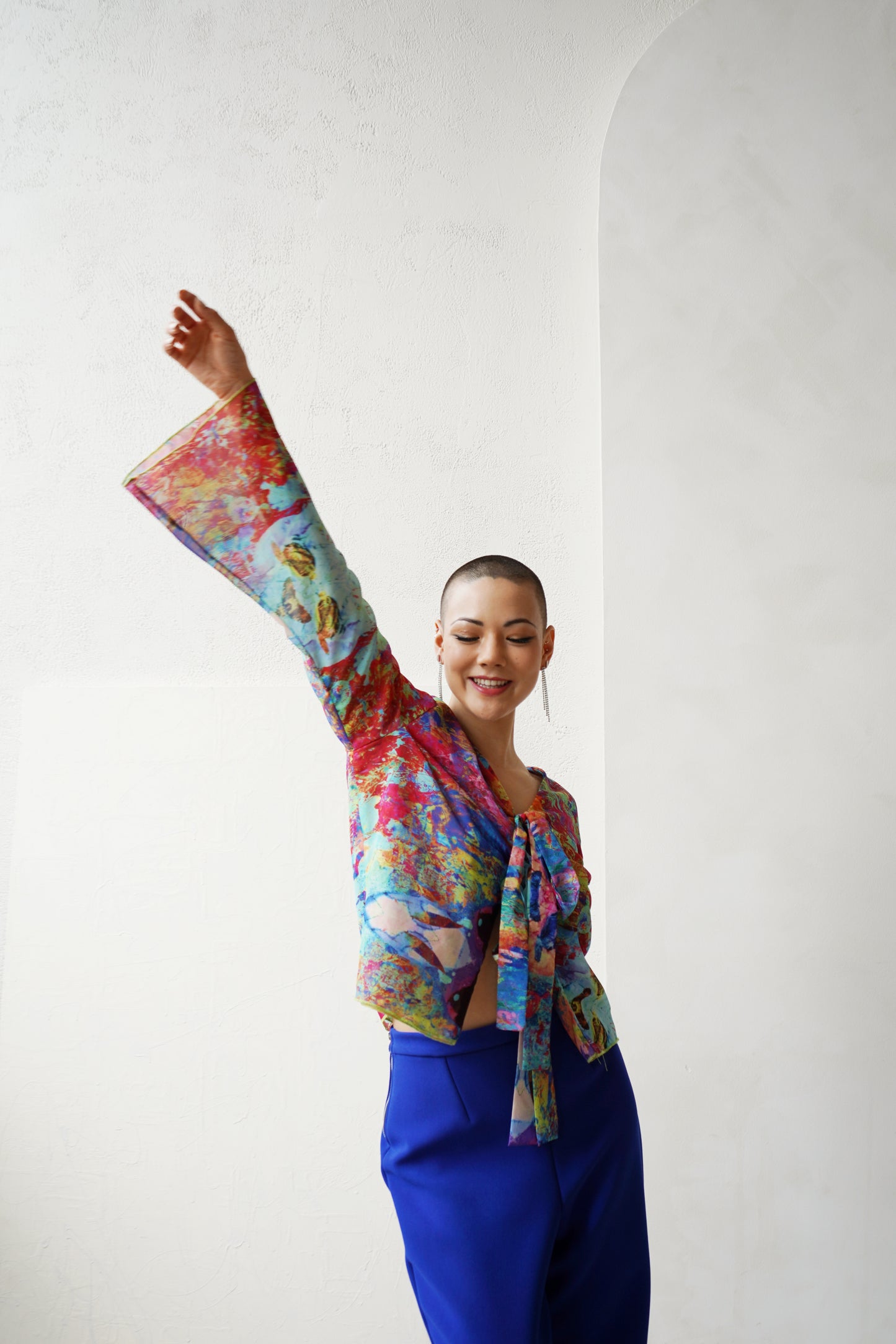 Chiffon Tie Top image 0