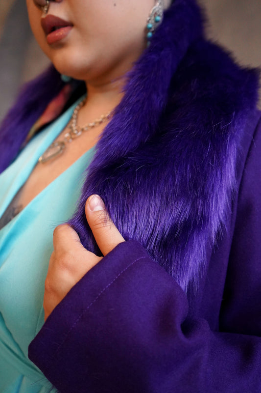 Purple Wool Jacket