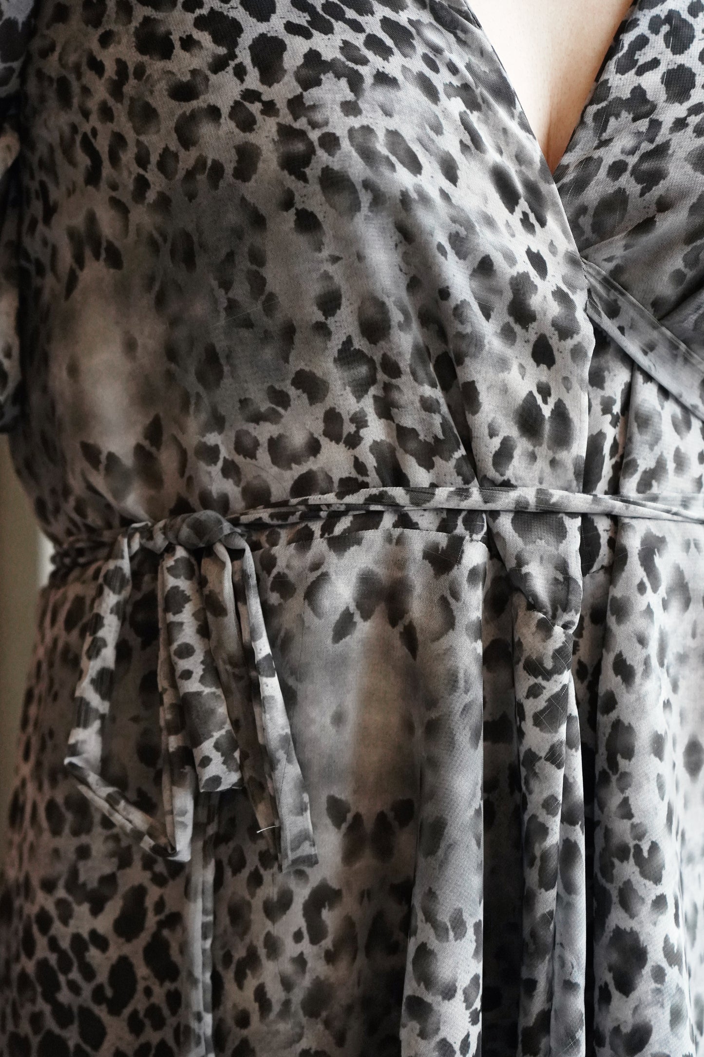 Chiffon Wrap Dress