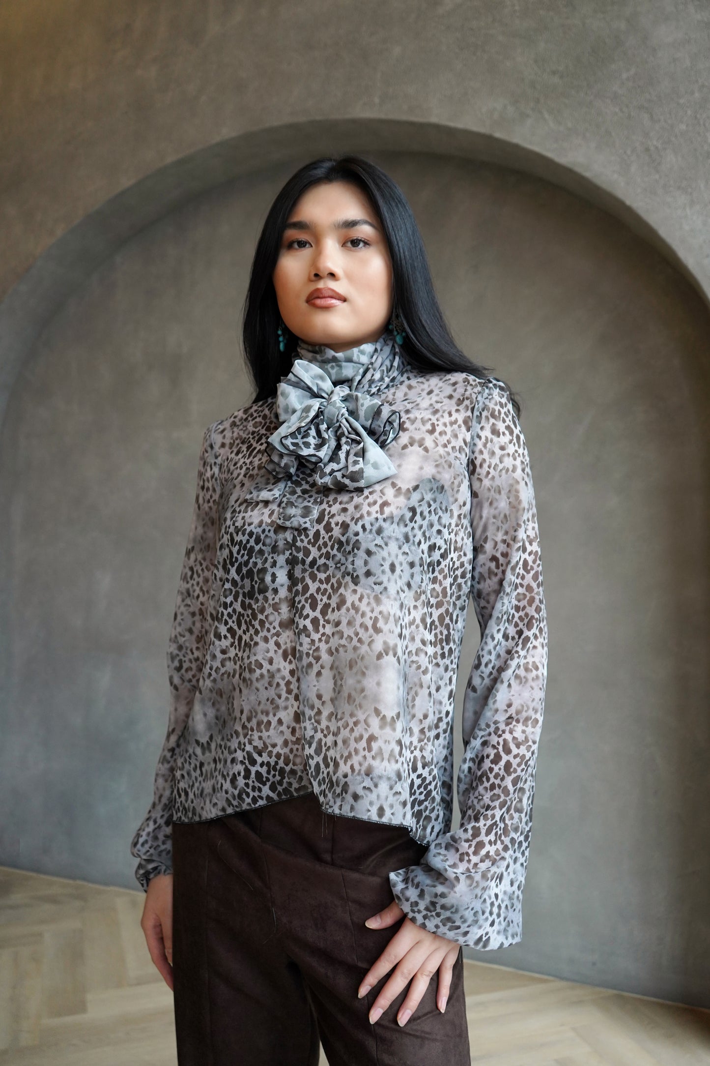 Chiffon Lynx Blouse