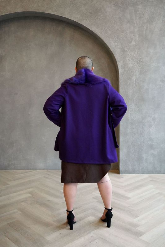 Purple Wool Jacket