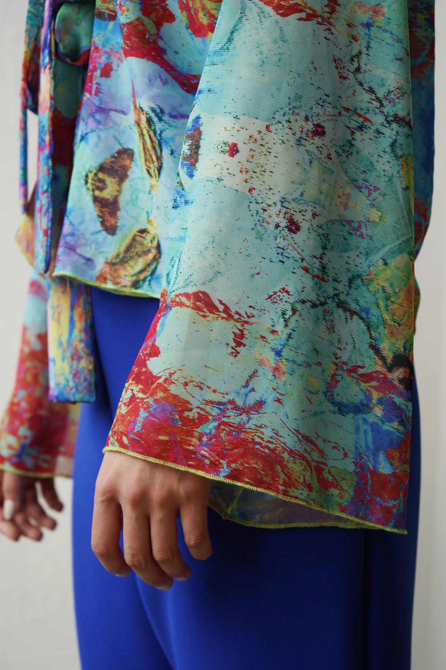 Chiffon Tie Top image 3
