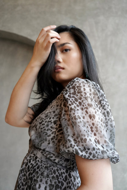 Chiffon Wrap Dress