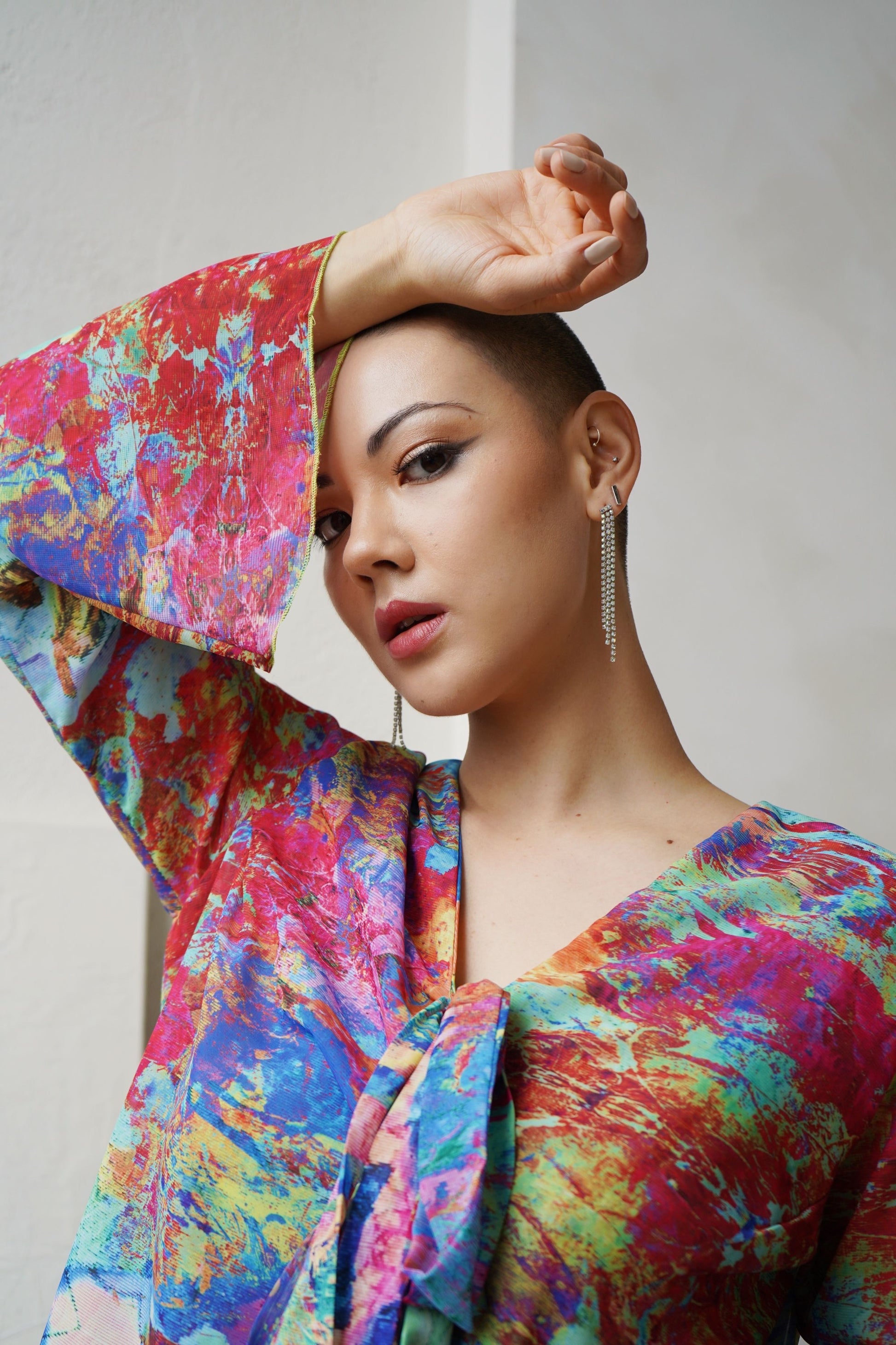 Chiffon Tie Top image 1